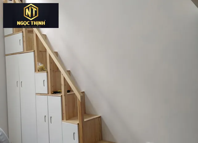 Xưởng Nội Thất Ngọc Thịnh TP. Biên Hòa - 45 mẫu tủ dưới gầm cầu thang hài hòa tính thẩm mỹ, công năng và phong thủy.